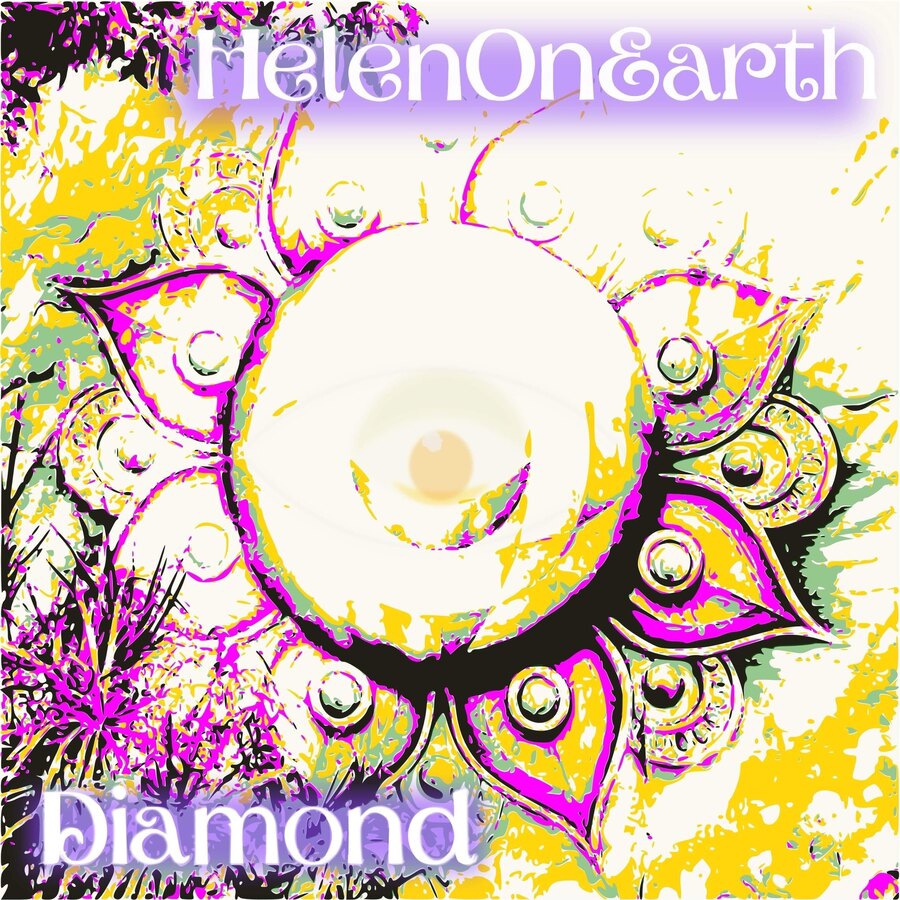 Cover art for Diamond, the 2023 single by HelenOnEarth